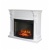 Каминокомплект InterFlame Мюнхен (белый дуб с патиной)+Panoramic 33 Quartz в Сургуте