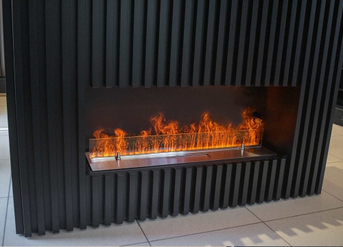 Электроочаг Schönes Feuer 3D FireLine 800 со стальной крышкой в Сургуте
