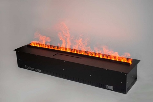 Электроочаг Schönes Feuer 3D FireLine 1000 Pro со стальной крышкой в Сургуте