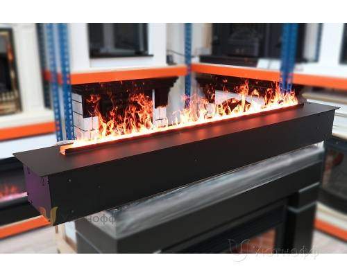 3D электроочаг Real Flame Line-S 150 3D Matte Black в Сургуте