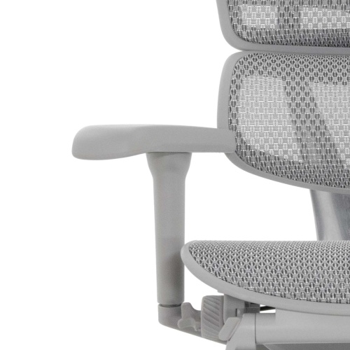 Ортопедическое кресло Falto Ergohuman 2 Ultra Footrest Серое